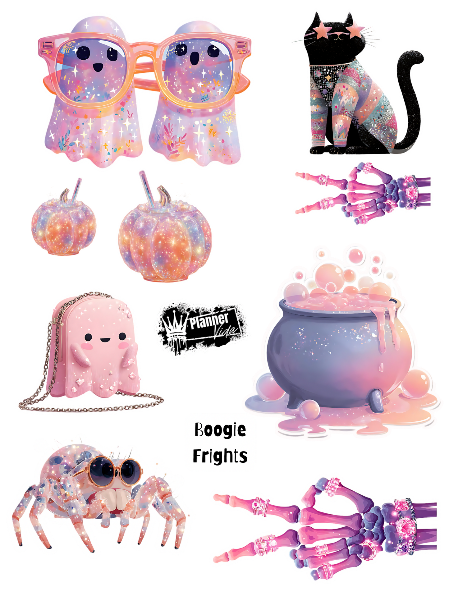 Boogie Frights Planner Vida Set