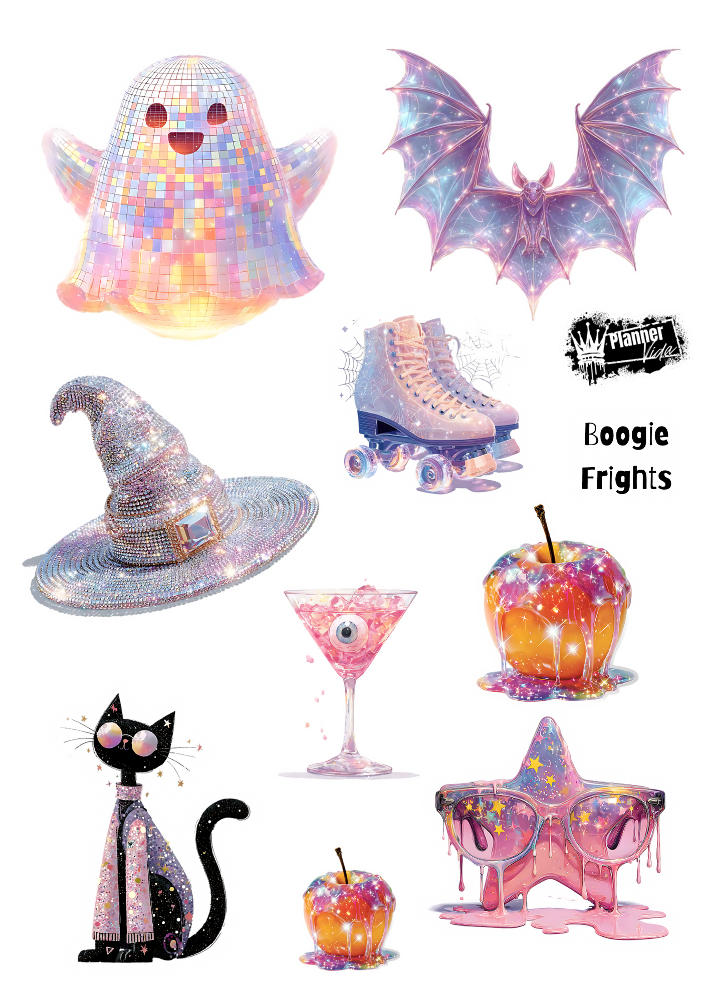 Boogie Frights Planner Vida Set