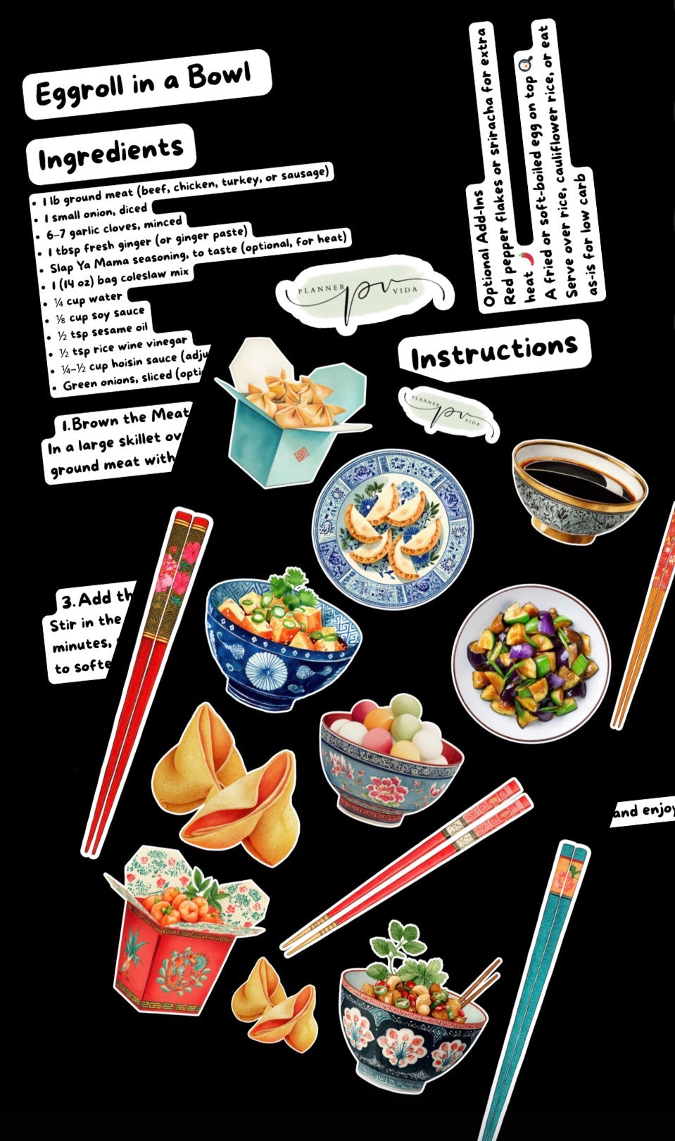 Egg roll in a Bowl