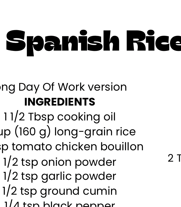 Taco meat & Rice Recipe