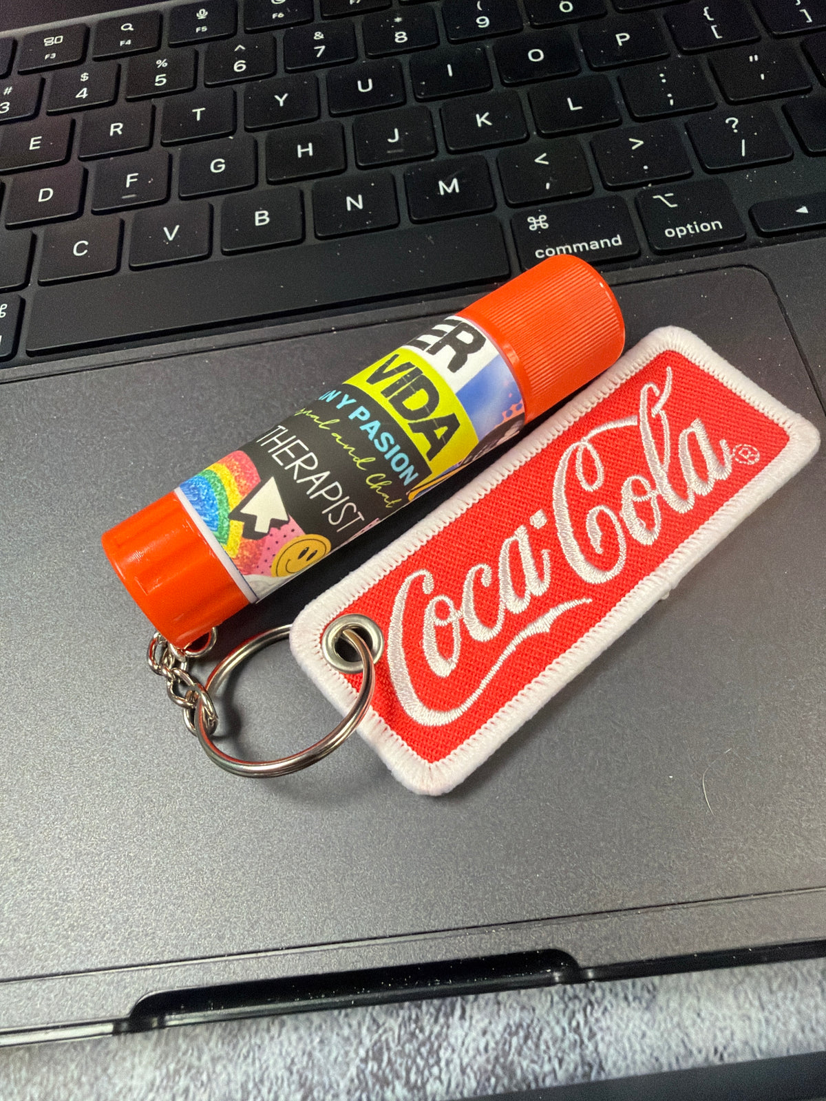 CUSTOM GLUE STICK BAG CHARM