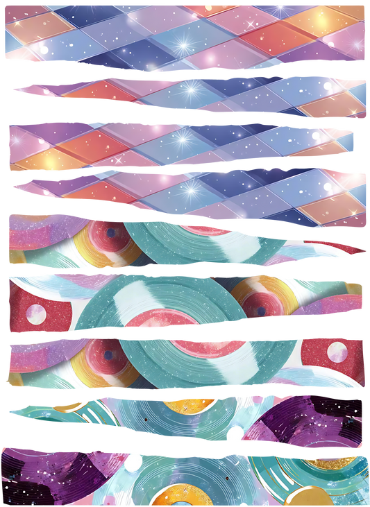 Boogie Frights Dance floor Washi