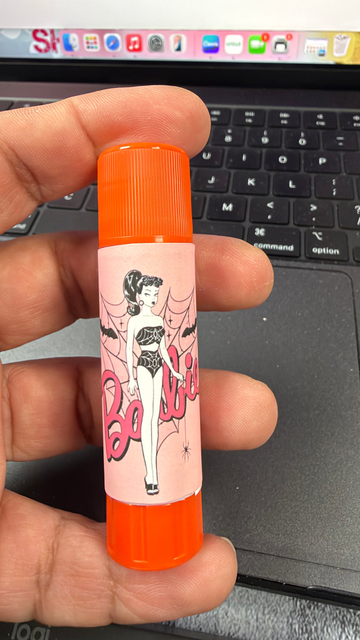 CUSTOM GLUE STICK BAG CHARM